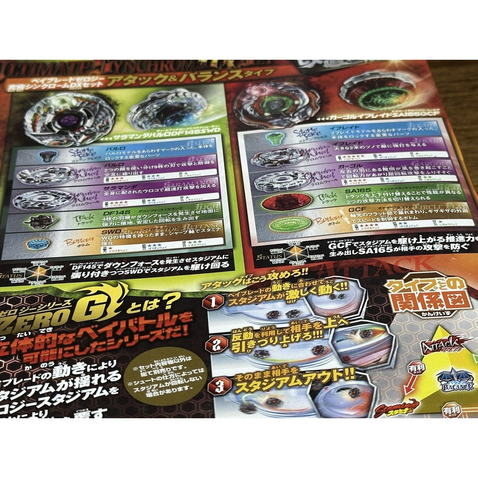 BBG-24 DX Attack and Balance Set Beyblade Zero-G Metal Fight Takara Tomy - NEW - Image 10