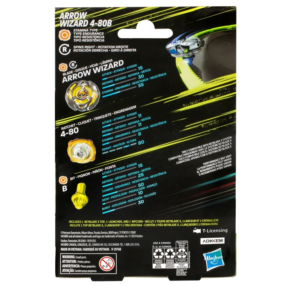 Hasbro Beyblade X | Starter Arrow Wizard 4-80B | F9582 - Image 3