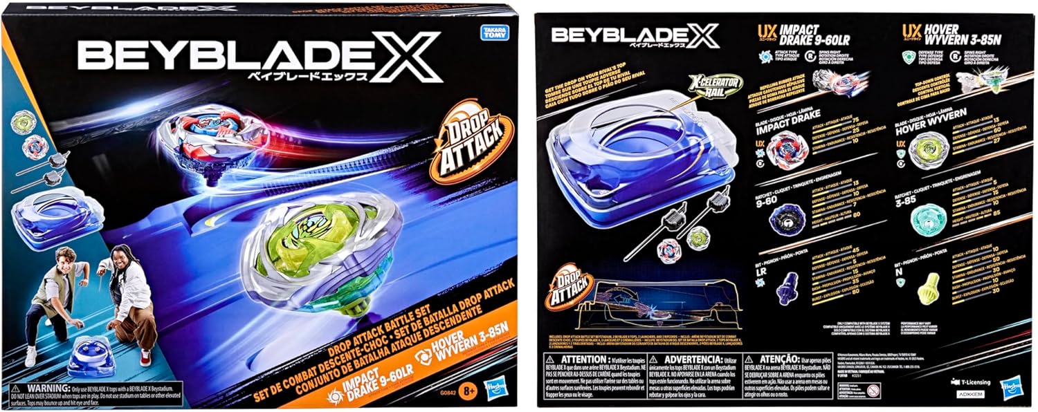 Hasbro Beyblade X | Beyblade X Drop Attack Battle Set - Image 3