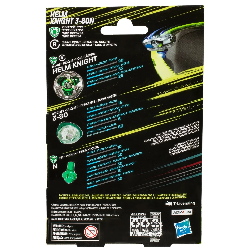 Hasbro Beyblade X | Starter Helm Knight 3-80N | F9581 - Image 3