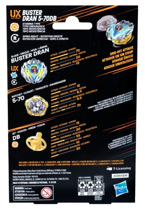 Hasbro Beyblade X | Starter Buster Dran 5-70DB - Image 2