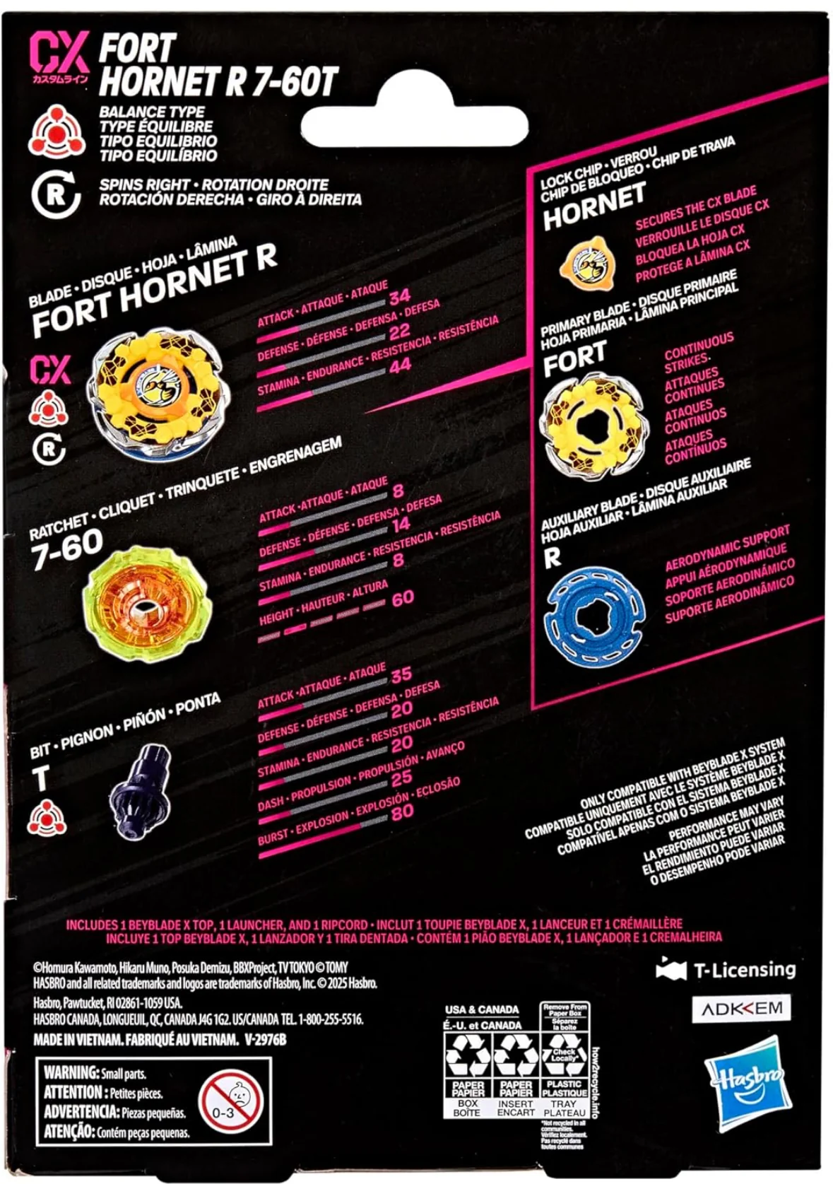 Hasbro Beyblade X | Starter Fort Hornet R 7-60T - Image 2