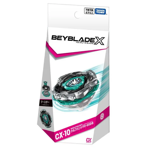 Takara Tomy Beyblade X | CX-10 Wolf Hunt F0-60DB