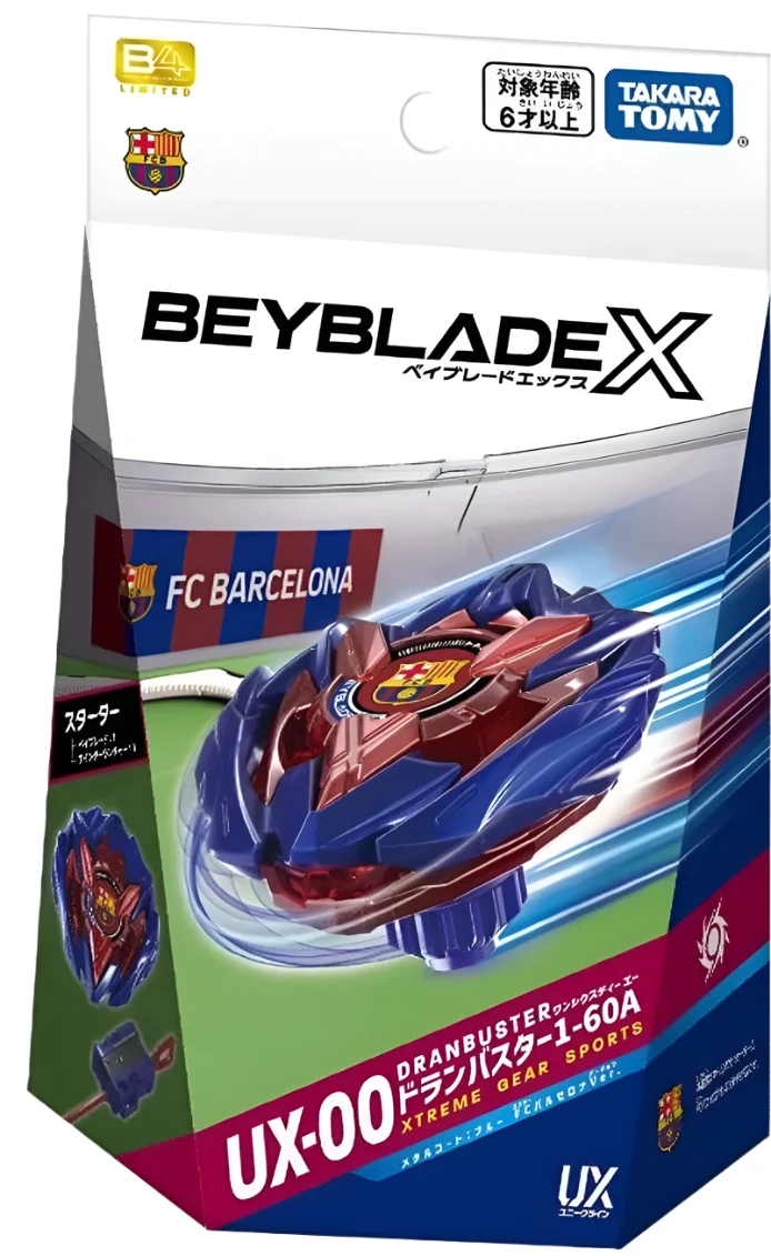 Takara Tomy Beyblade X | UX-00 Dran Buster 1-60A FC Barcelona Version